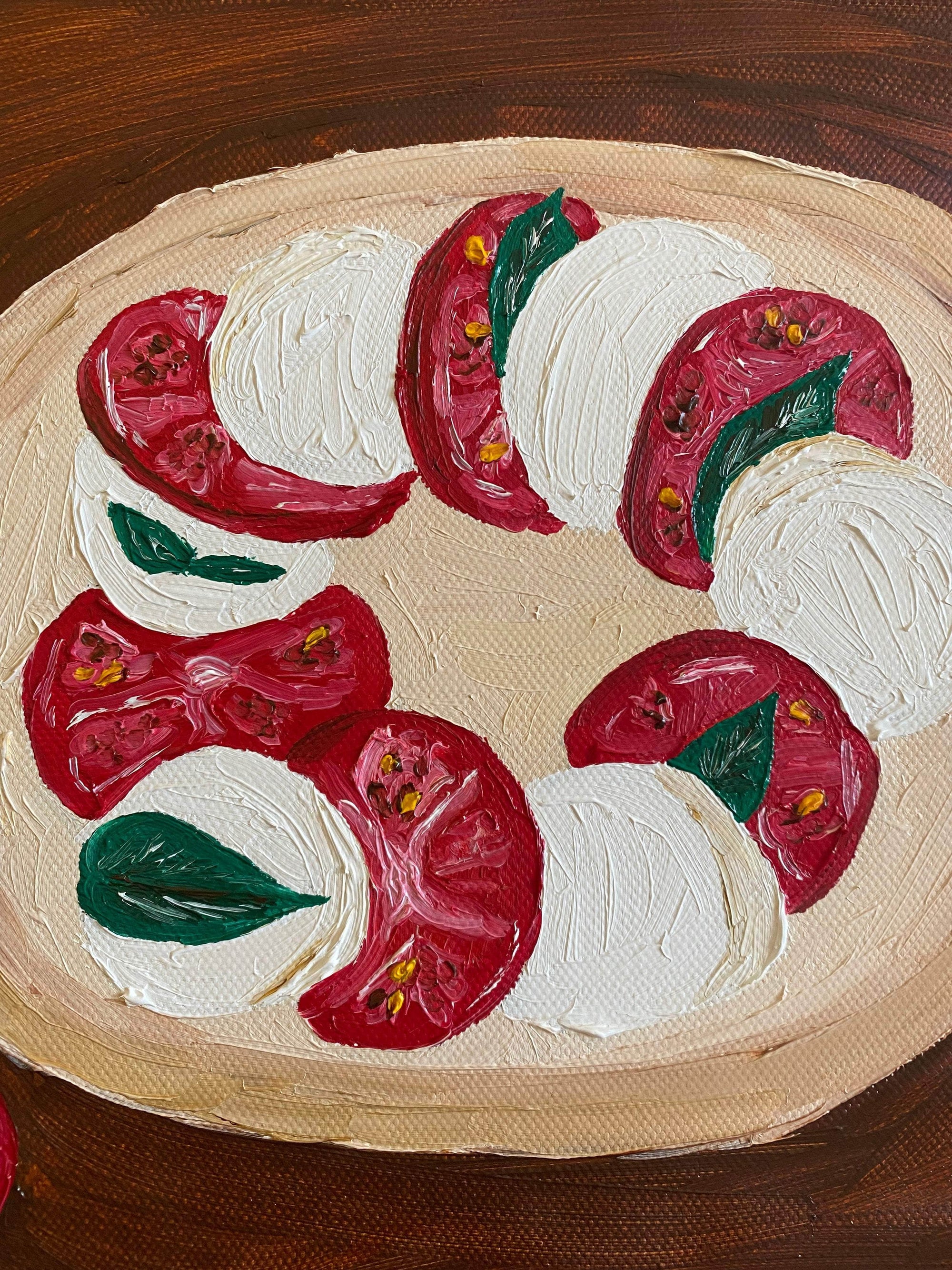 Salata Caprese Painting