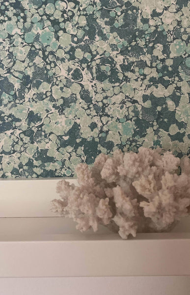 Marbled Wallpaper - 'Ditzy' Col: Aloma - Non-Woven