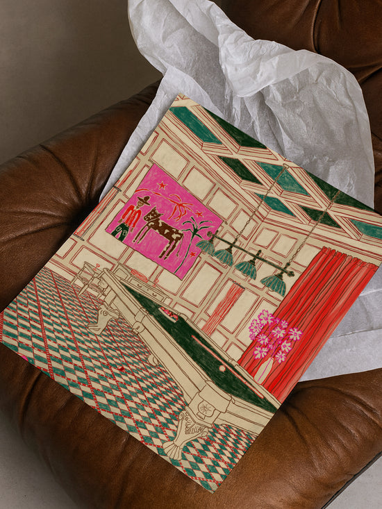 Billard & Cowboy - Limited Fine Art Print