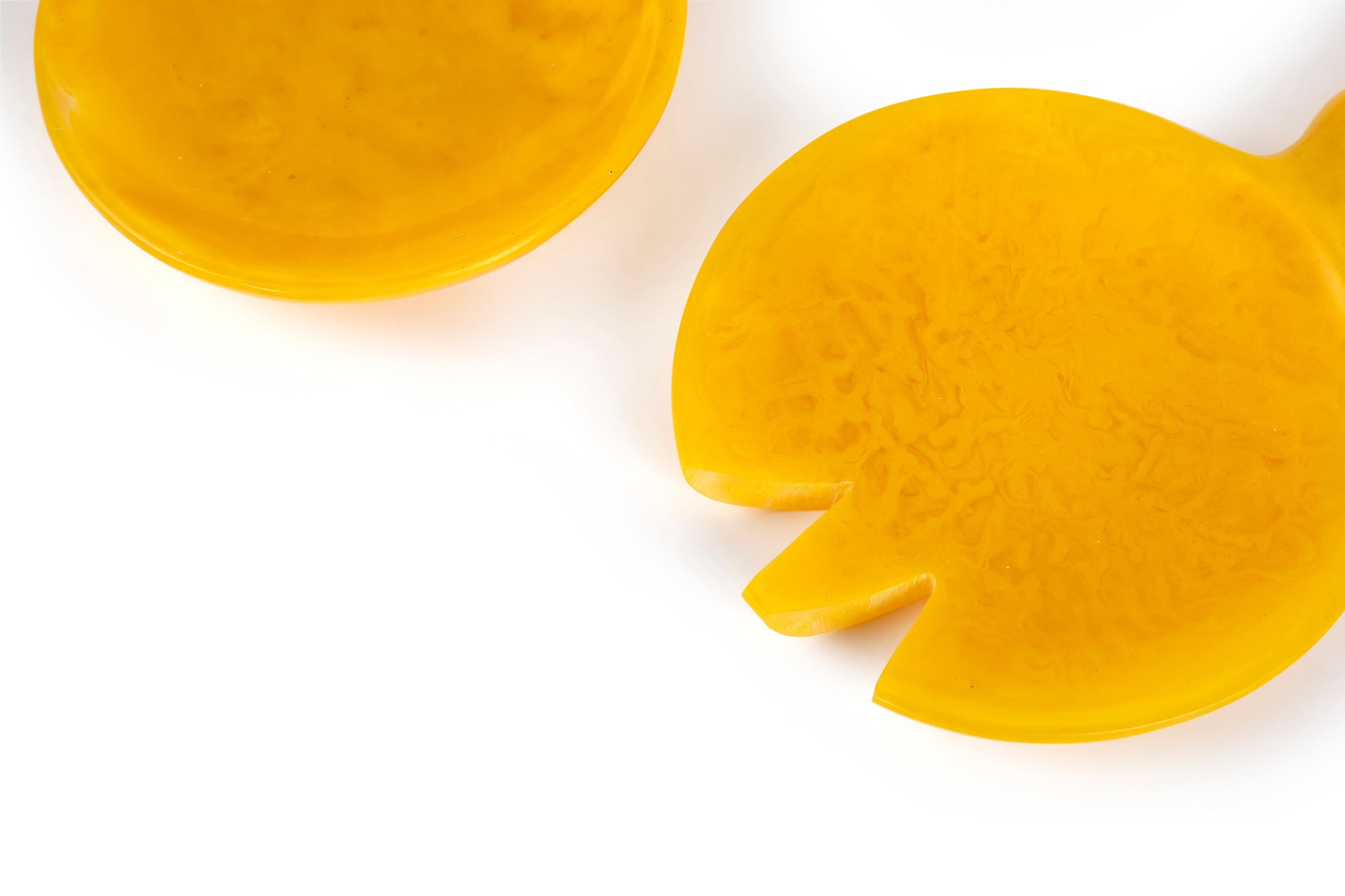 Resin Salad Server- Yellow (Set of 2)