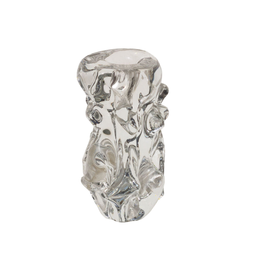 Organic Glass Candle Holder