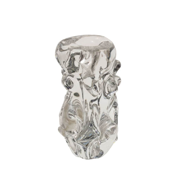 Organic Glass Candle Holder