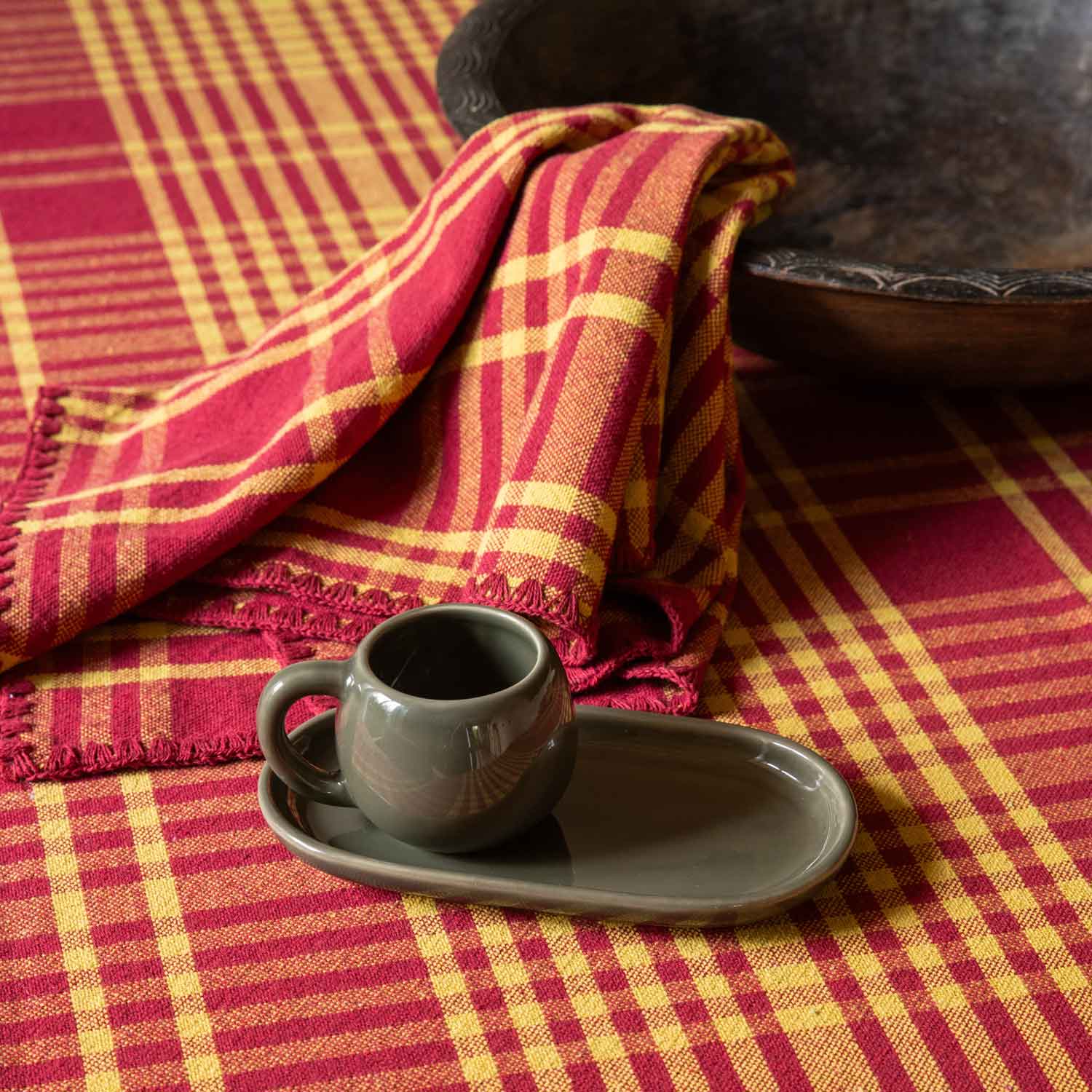 Cotton Napkin Bordeaux Set of 2