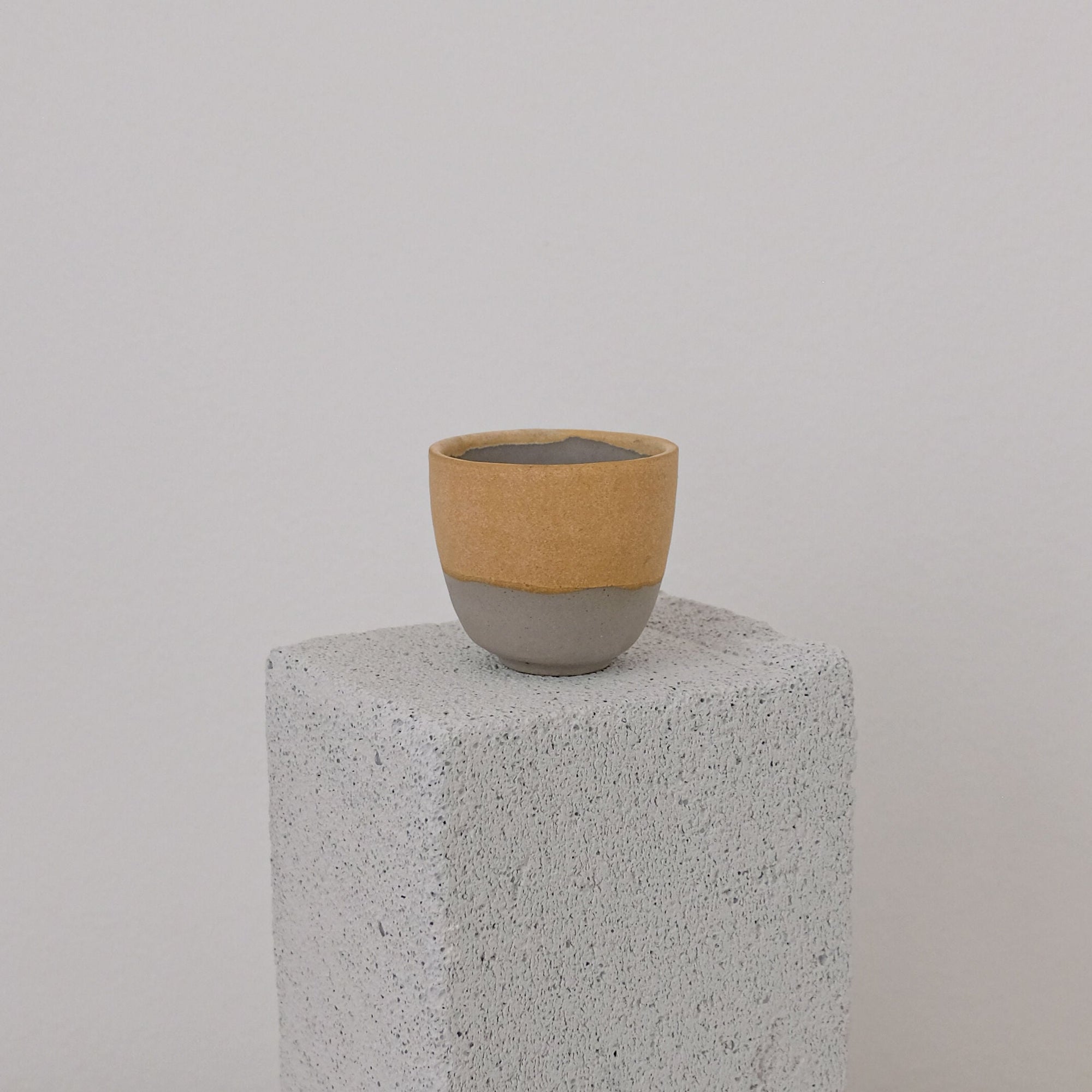 Dani - Porcelain Espresso Cups - Sandy Matte - Set of 2