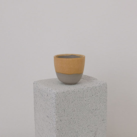 Dani - Porcelain Espresso Cups - Sandy Matte - Set of 2