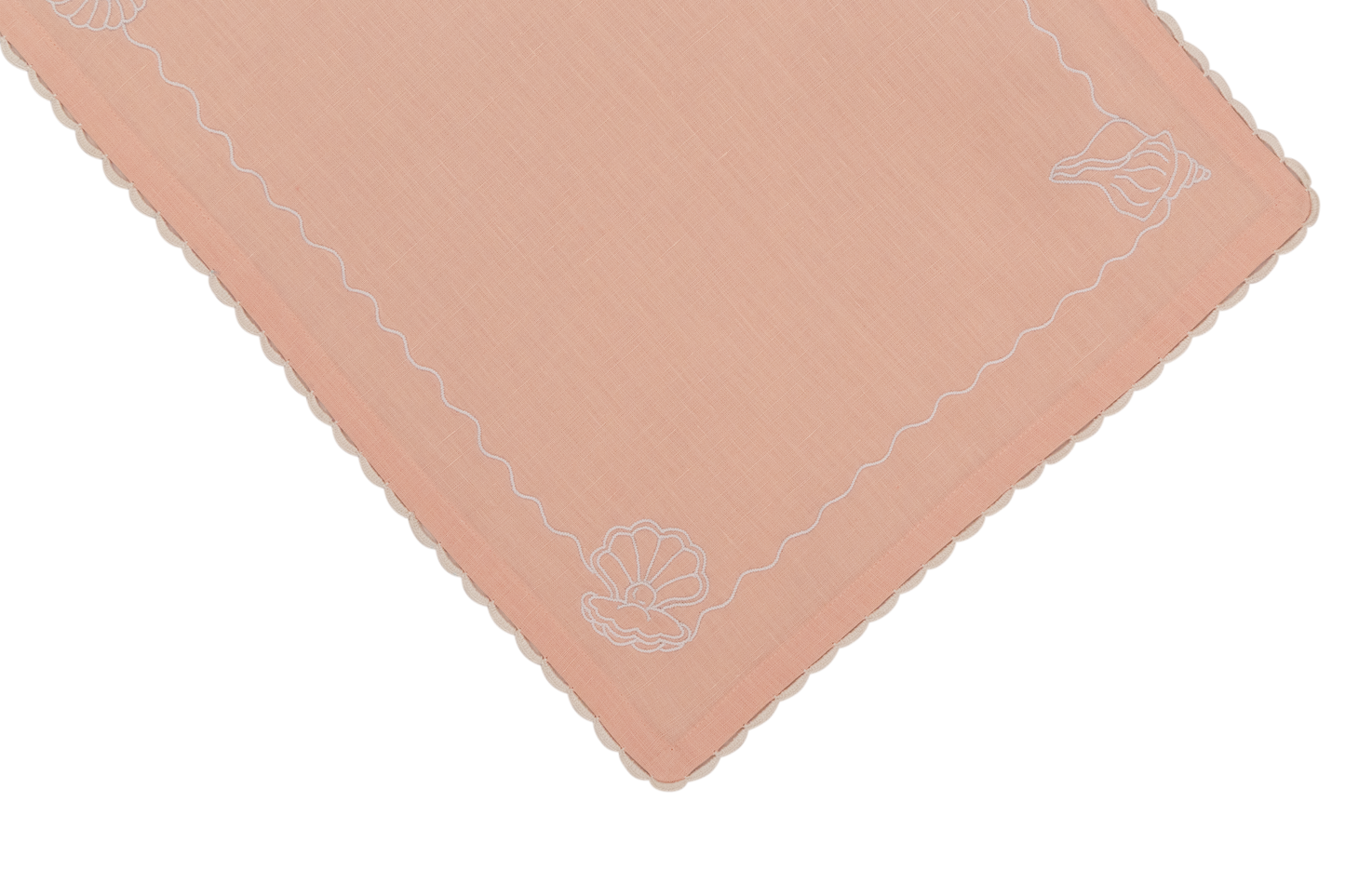 Embroidered Linen Placemats (Set of 4) 14×18 in