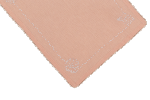 Embroidered Linen Placemats (Set of 4) 14×18 in
