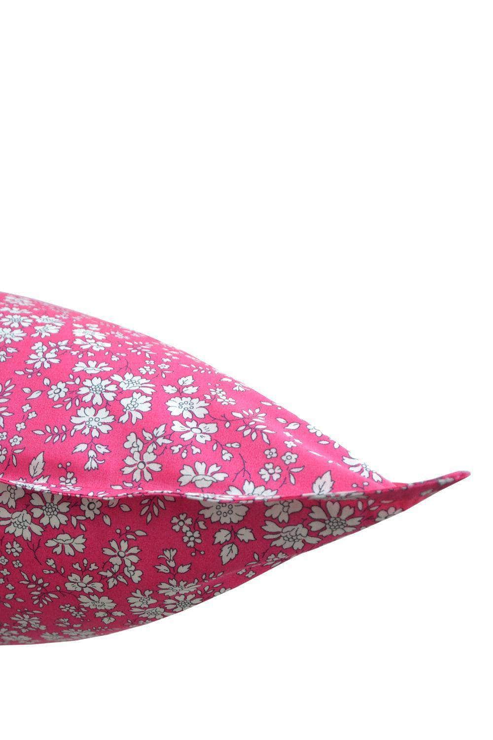 Pillowcase Made With Liberty Fabric Capel Fuchsia