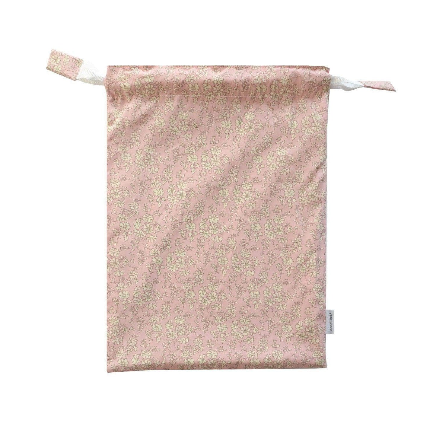 Drawstring Bag Made With Liberty Fabric Capel Pink