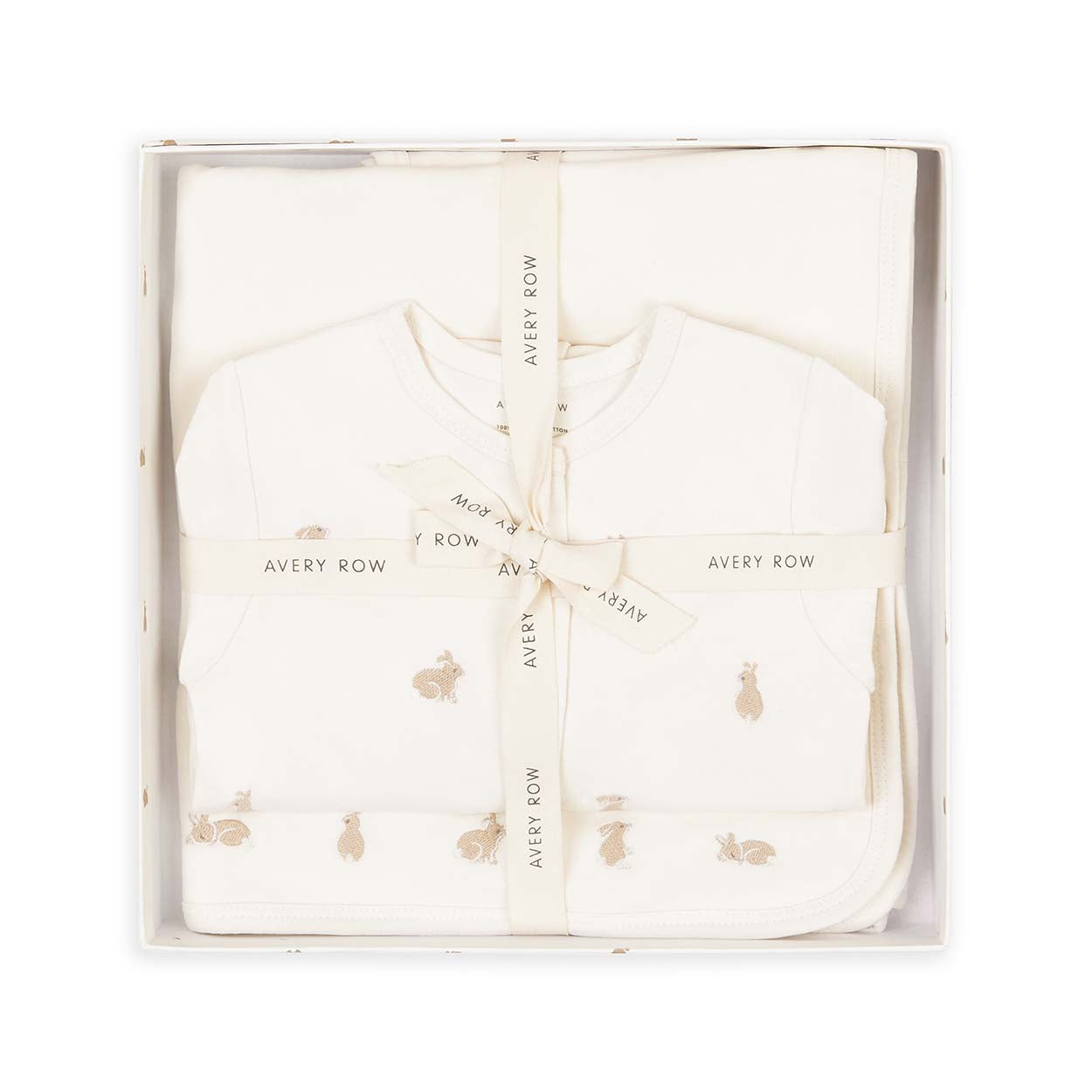 New Baby Sleepsuit and Blanket Gift Set - Bunny