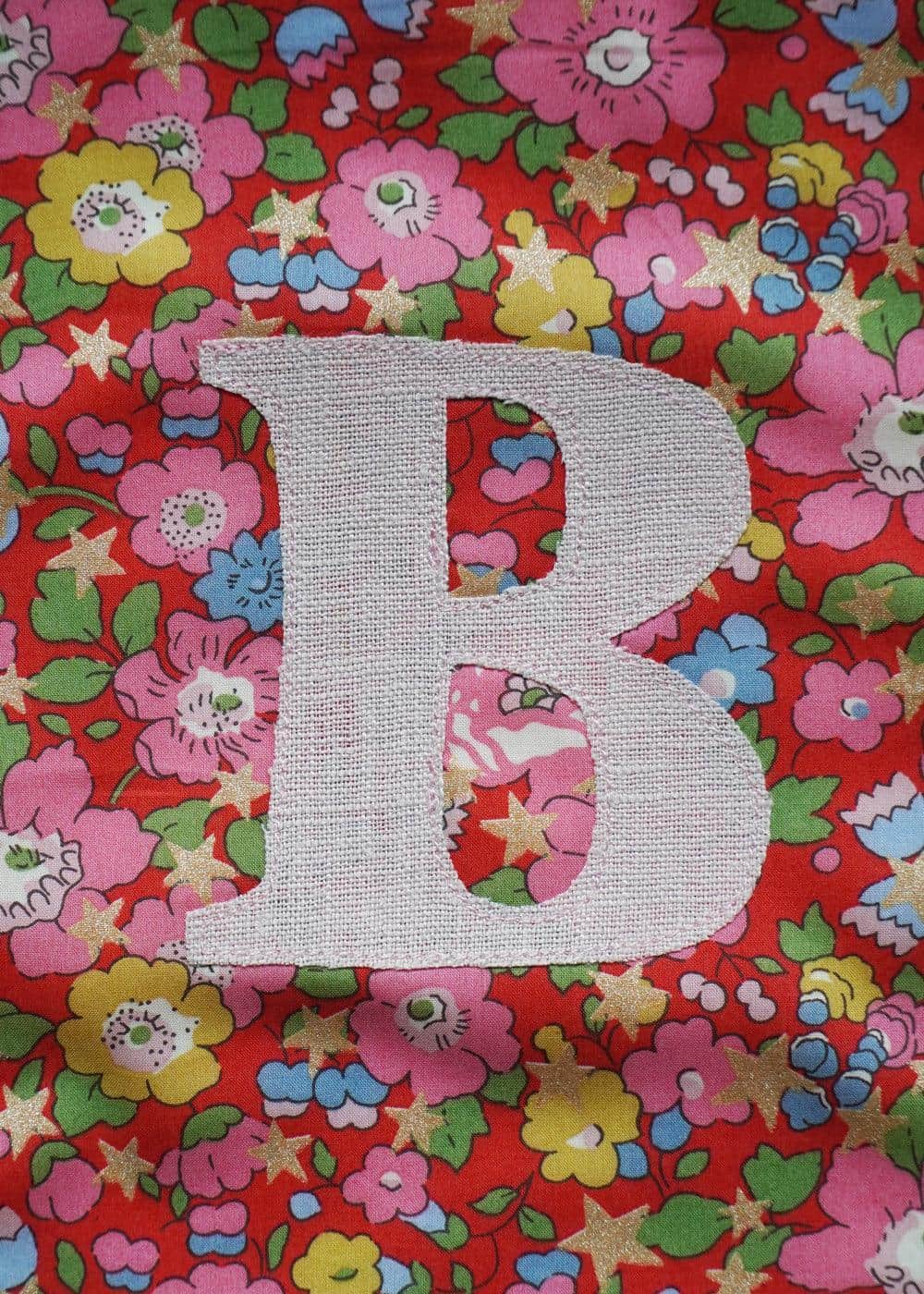 Christmas Stocking made with Liberty Fabric BETSY STAR