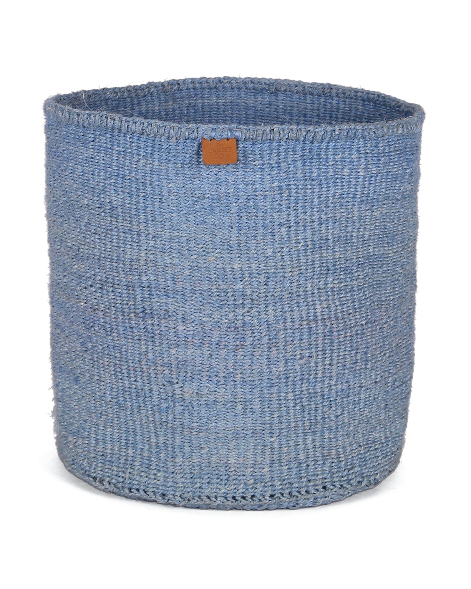 TOTO: Powder Blue Round Sisal Basket