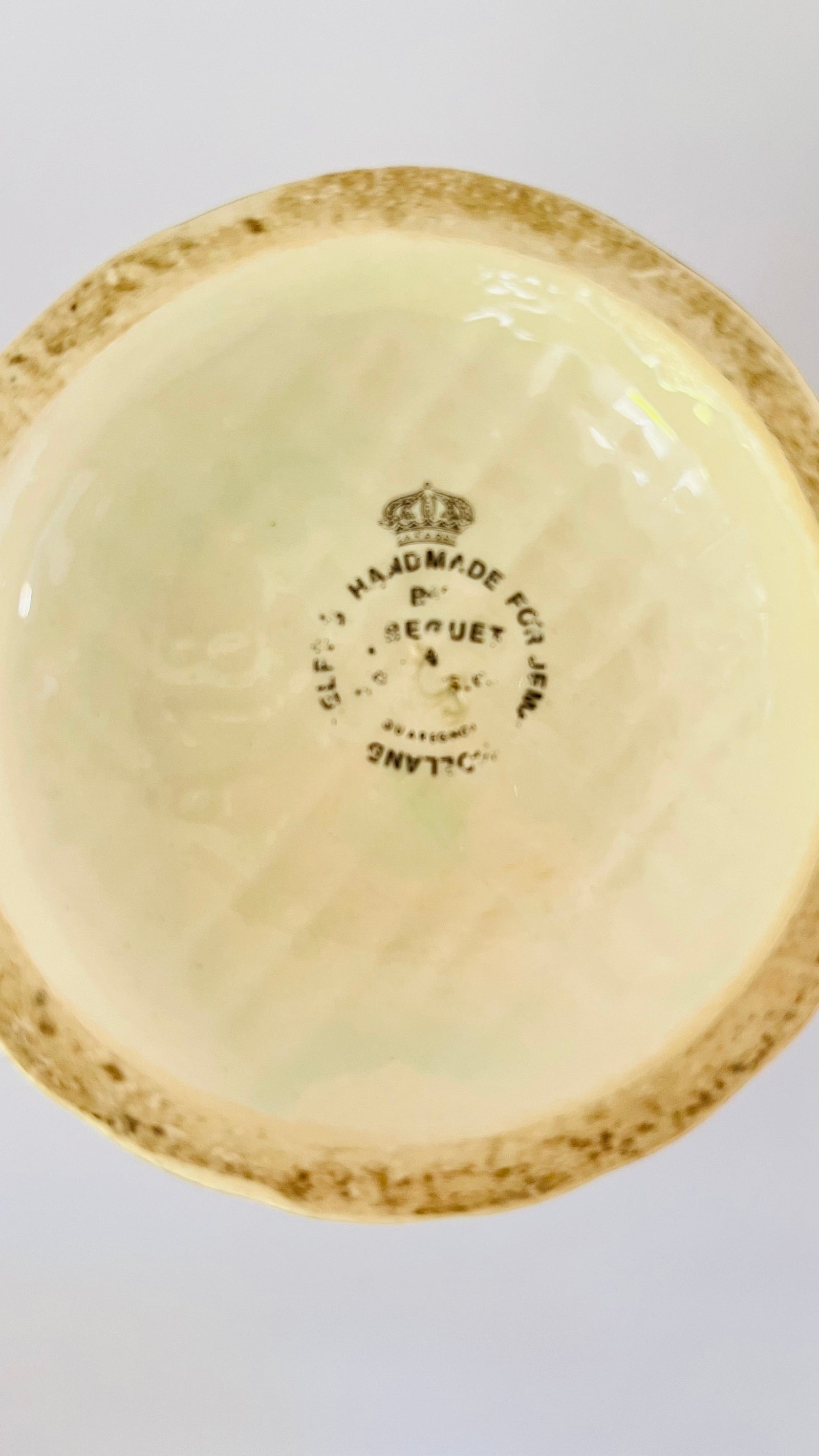 Antique Delft Polychrome Lamp