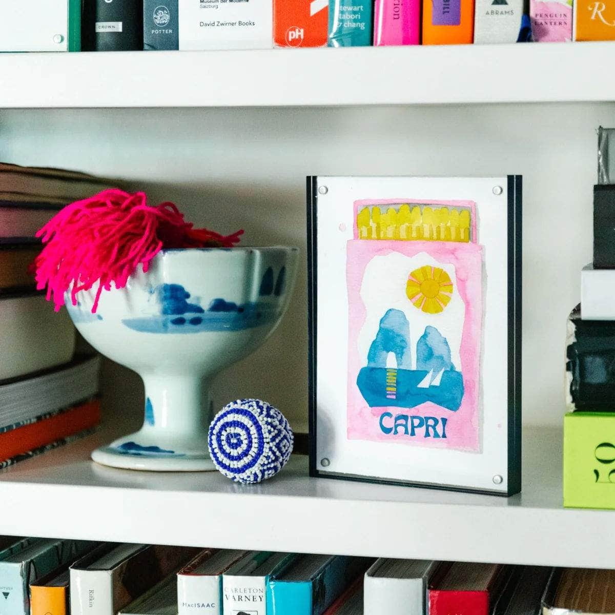 Capri Matchbook Art Print