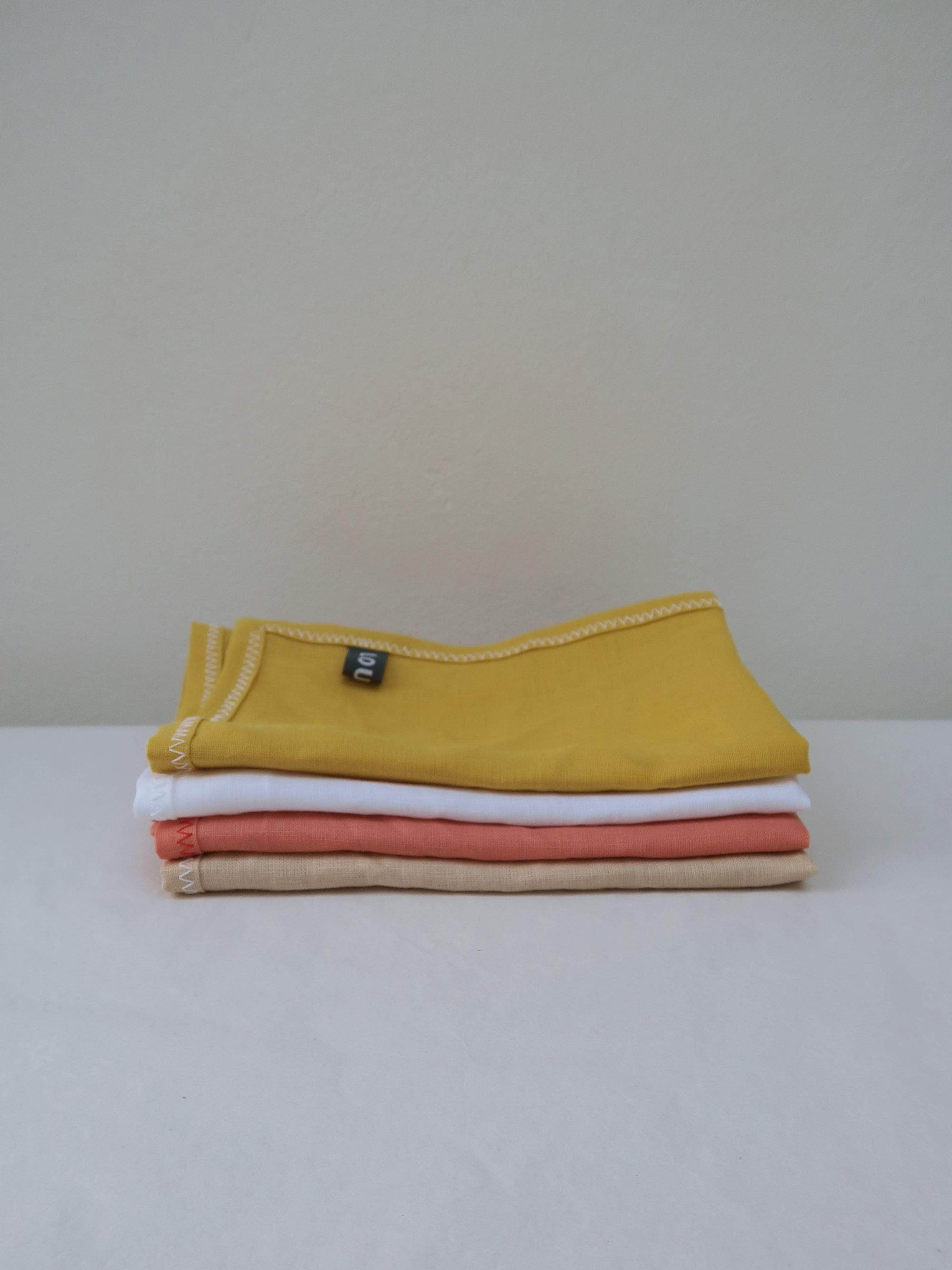 Irish Linen Napkin Sets of 4 - Multi Colour Options