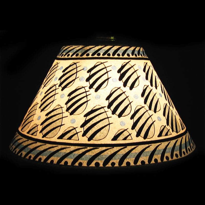 Paw Print Hand Painted 10" Lampshade in Blue