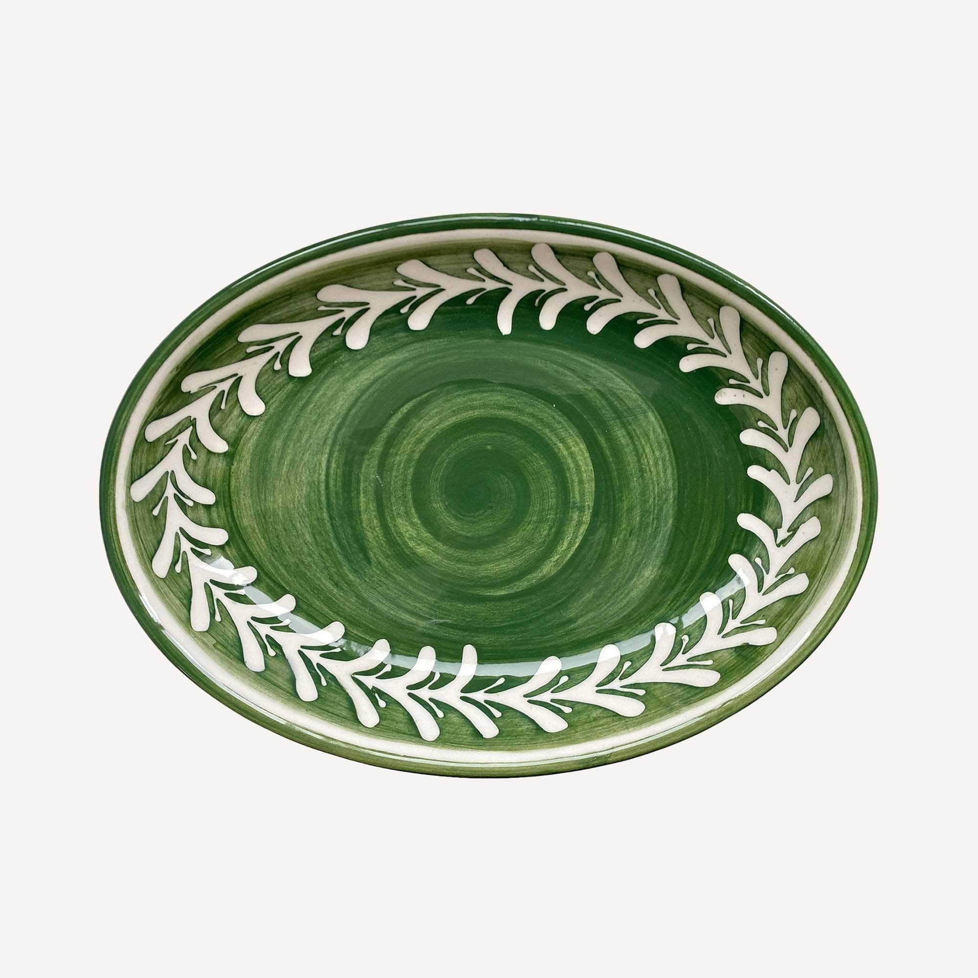 Helecho Serving Trays (set of two) - Fern Green