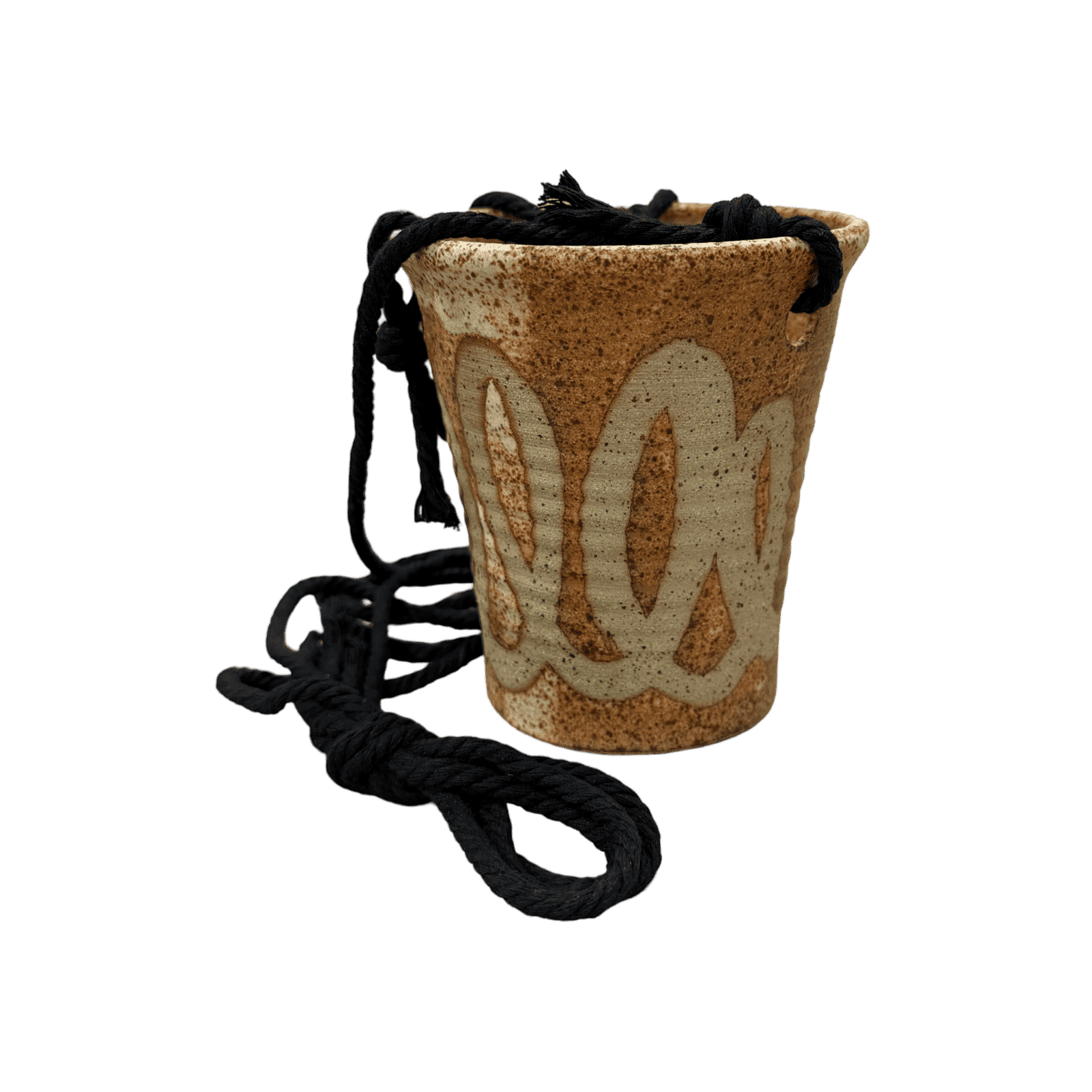 Toasted Swirl Hanging Pot
