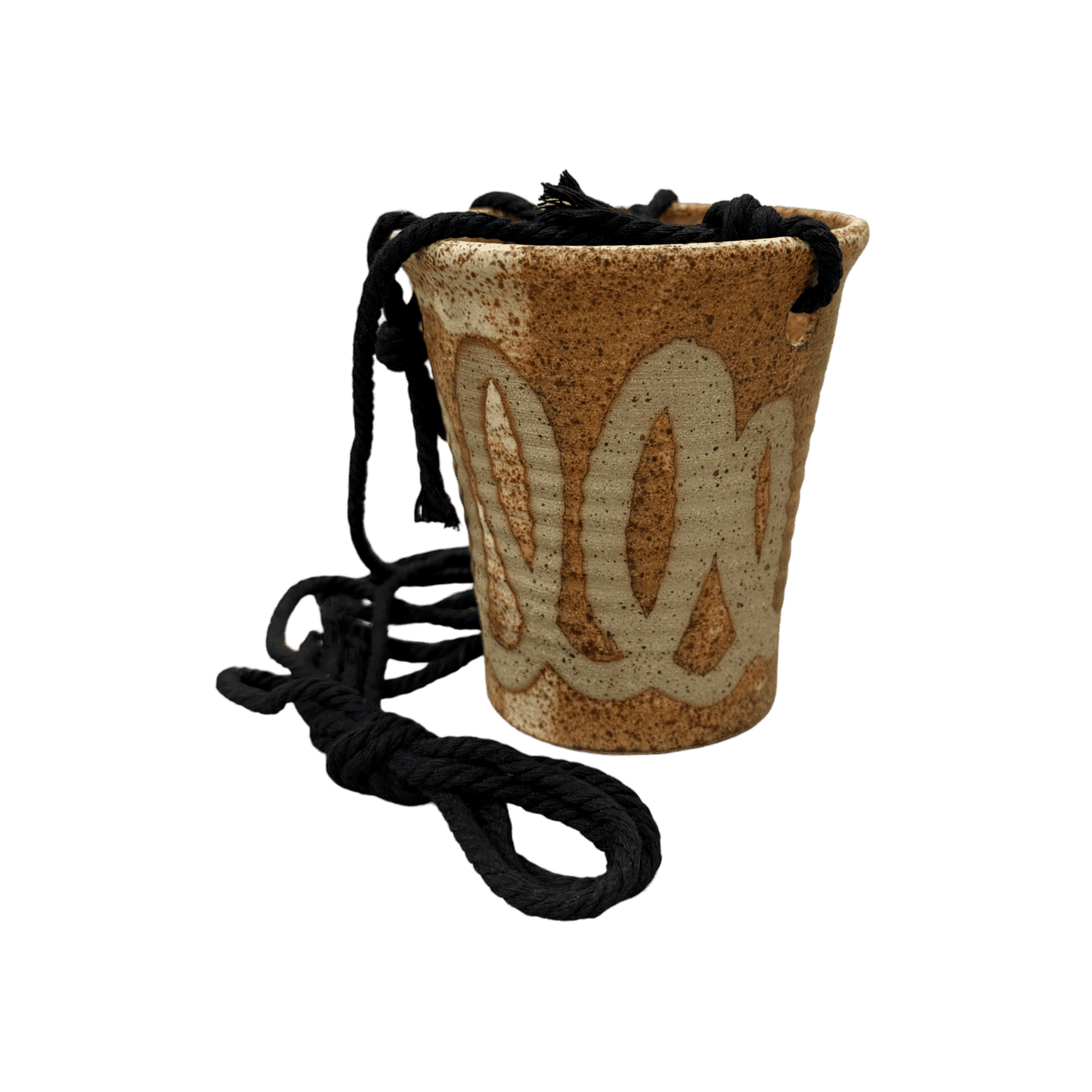 Toasted Swirl Hanging Pot