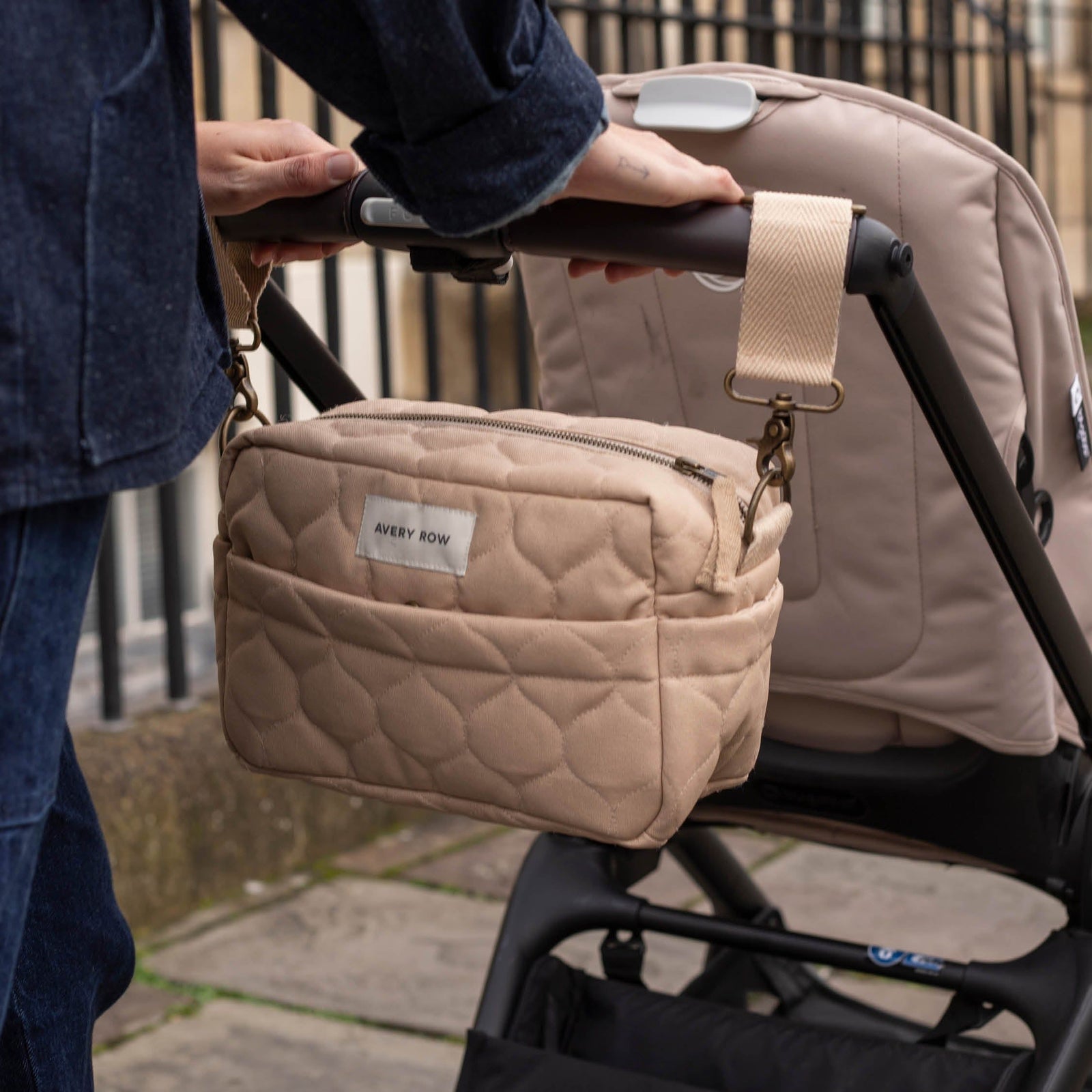 Pram Organiser Bag - Natural