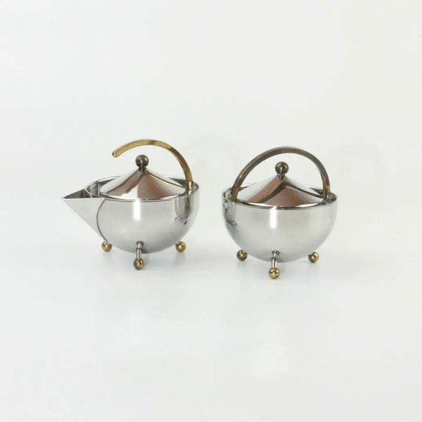 Danish Sugar Bowl and Creamer