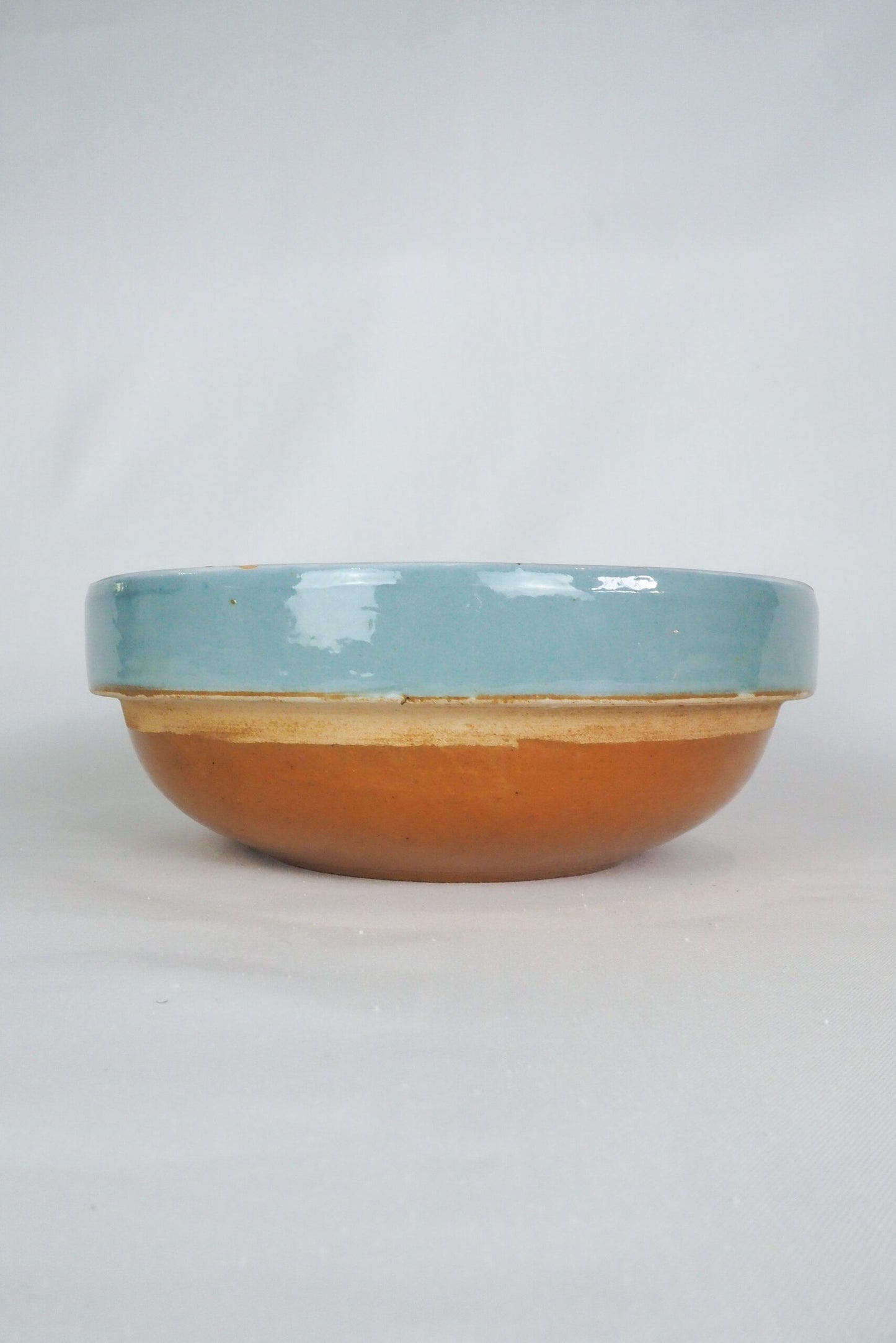 Blue Marbled Large Serving Bowl