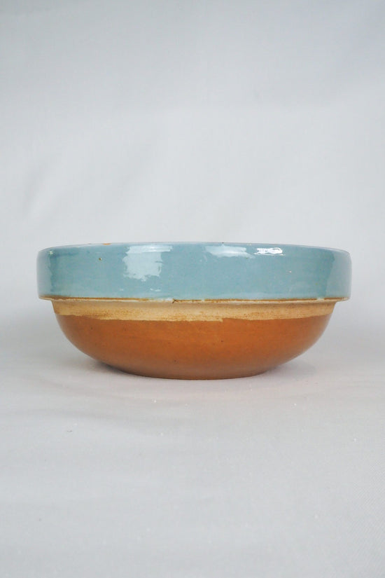 Blue Marbled Large Serving Bowl