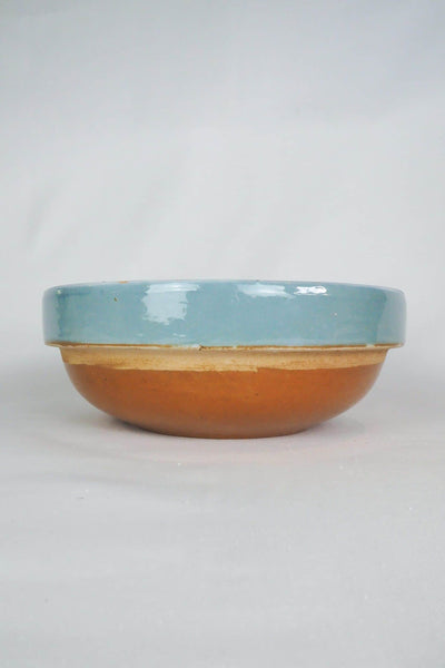 Blue Marbled Large Serving Bowl