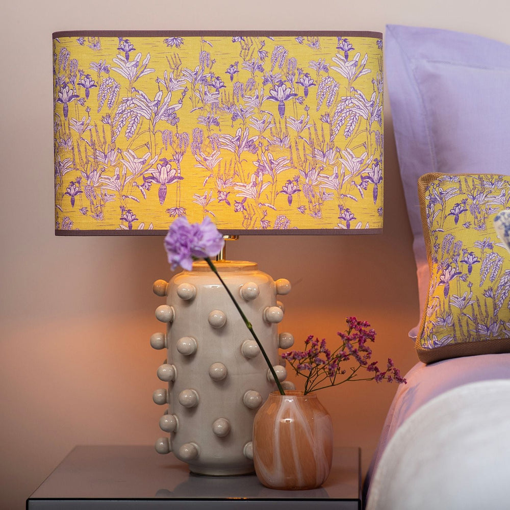 Tropicalia | Butter Yellow Oblong 16" Lampshade