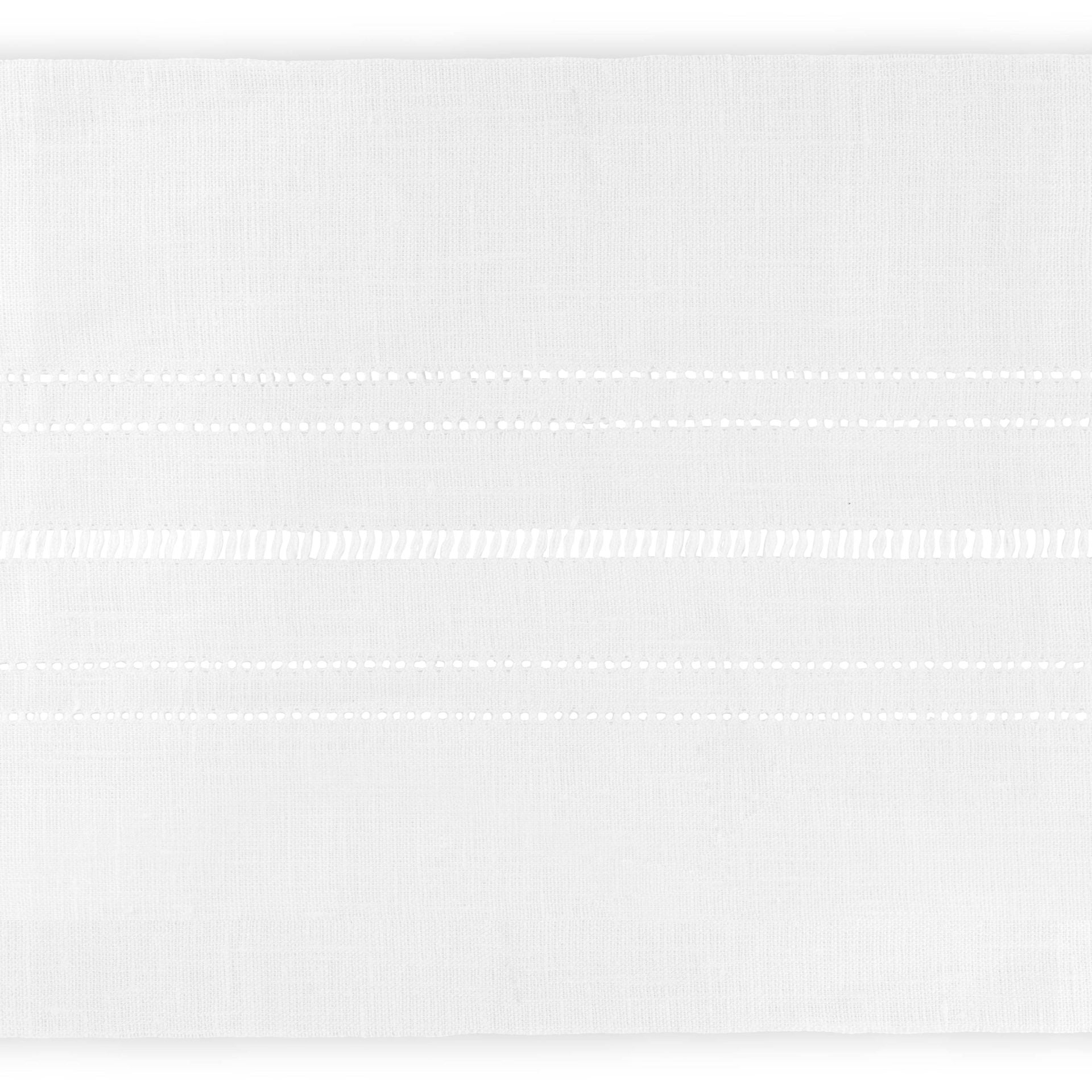 Made to Order Empire Lampshade in Drawn Thread Lambrequin with Frill