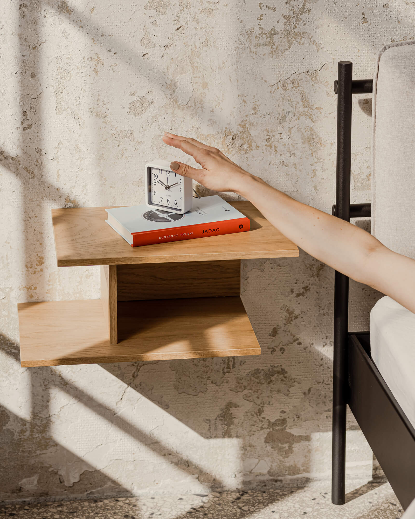 Tann Bedside Shelf - Left-