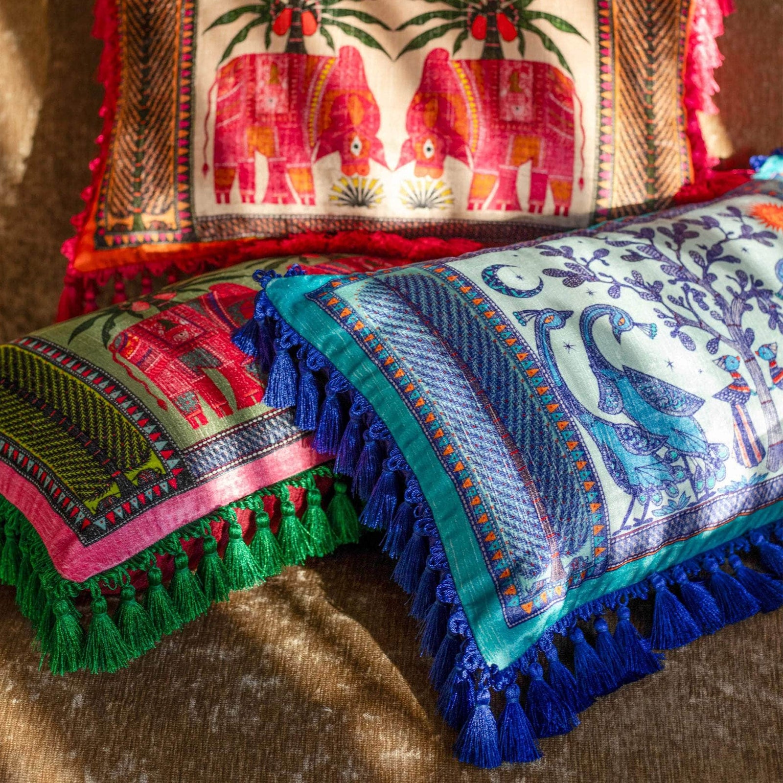 Morni Cotton Velvet Cushion