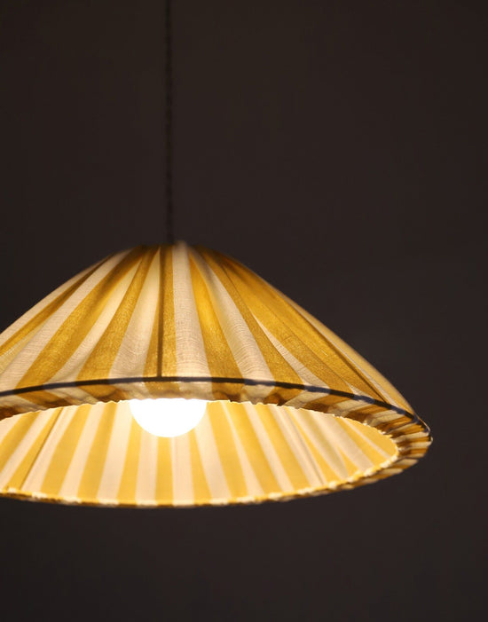 Conical Pendant Light Striped Malala “Rayures”
