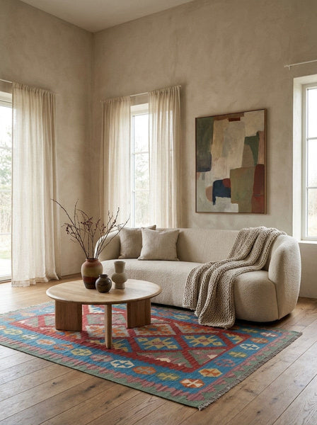 Gashgai Kilim · Hand-woven – Red, 183x131 cm