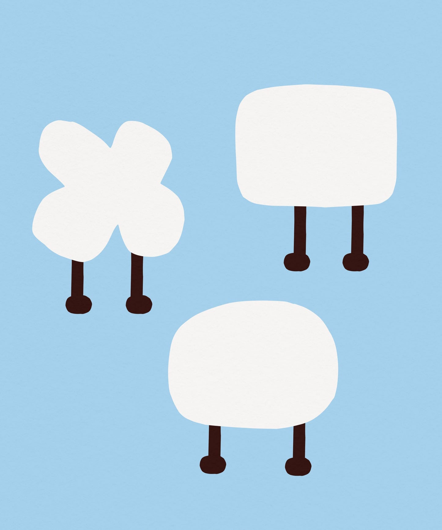 F for Flock Art Print