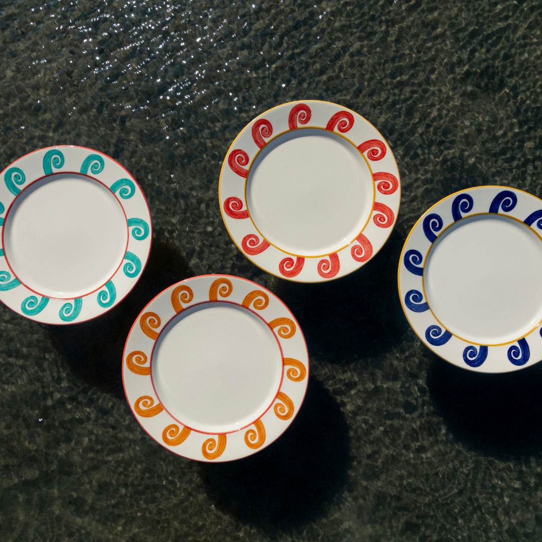 Blue Sirenus Dinner Plate Set-Of-Two