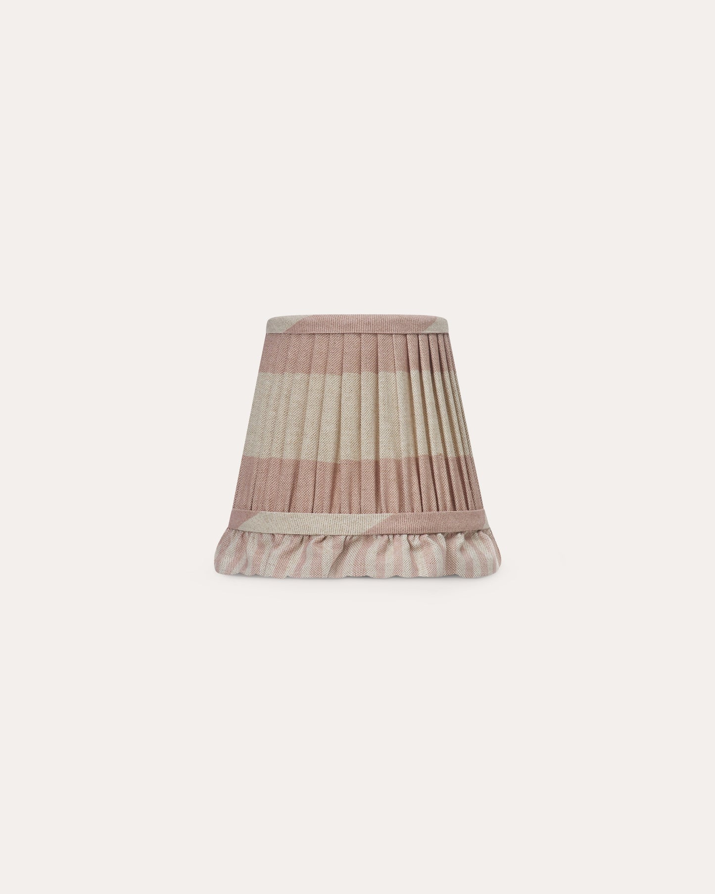 The Broad Stripe in Old Rose Wall Light Lampshade