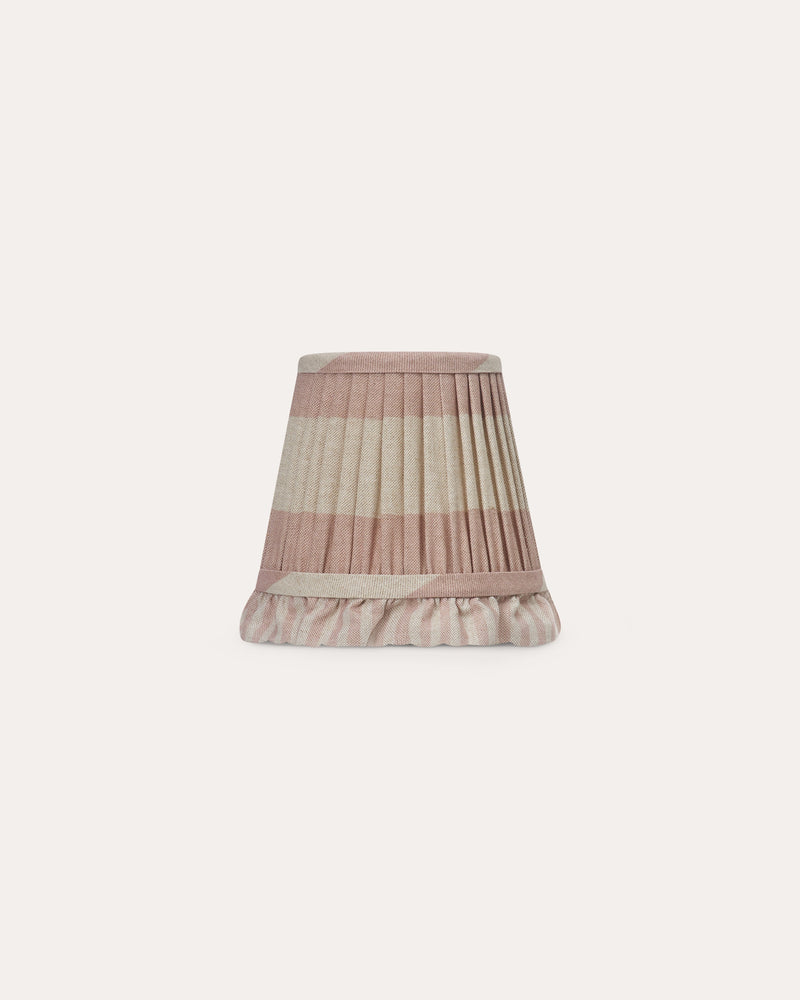 The Broad Stripe in Old Rose Wall Light Lampshade