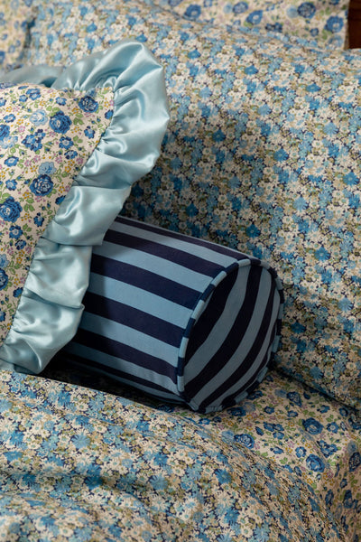 Velvet Bolster Cushion in Louis