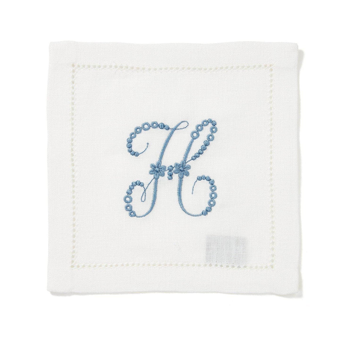 Personalised Cocktail Napkin Hemstitch