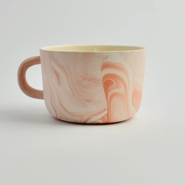 Large Cup Earthy Tone Marble