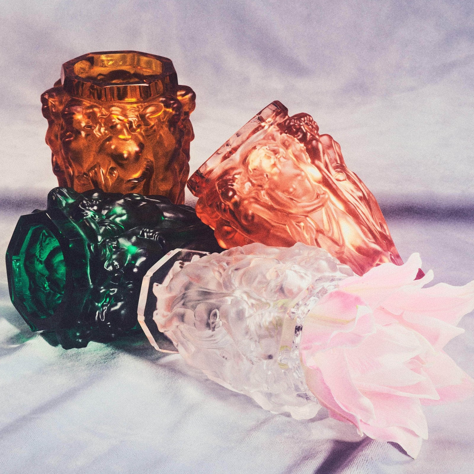 Handmade Bohemian Glass Vase