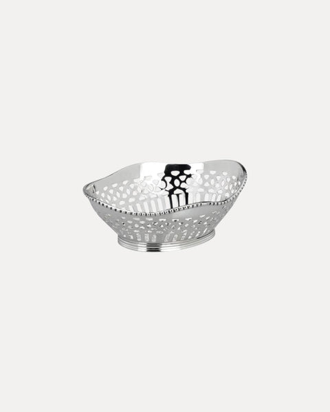 Sublime Silver Oval Basket, Ø16 cm