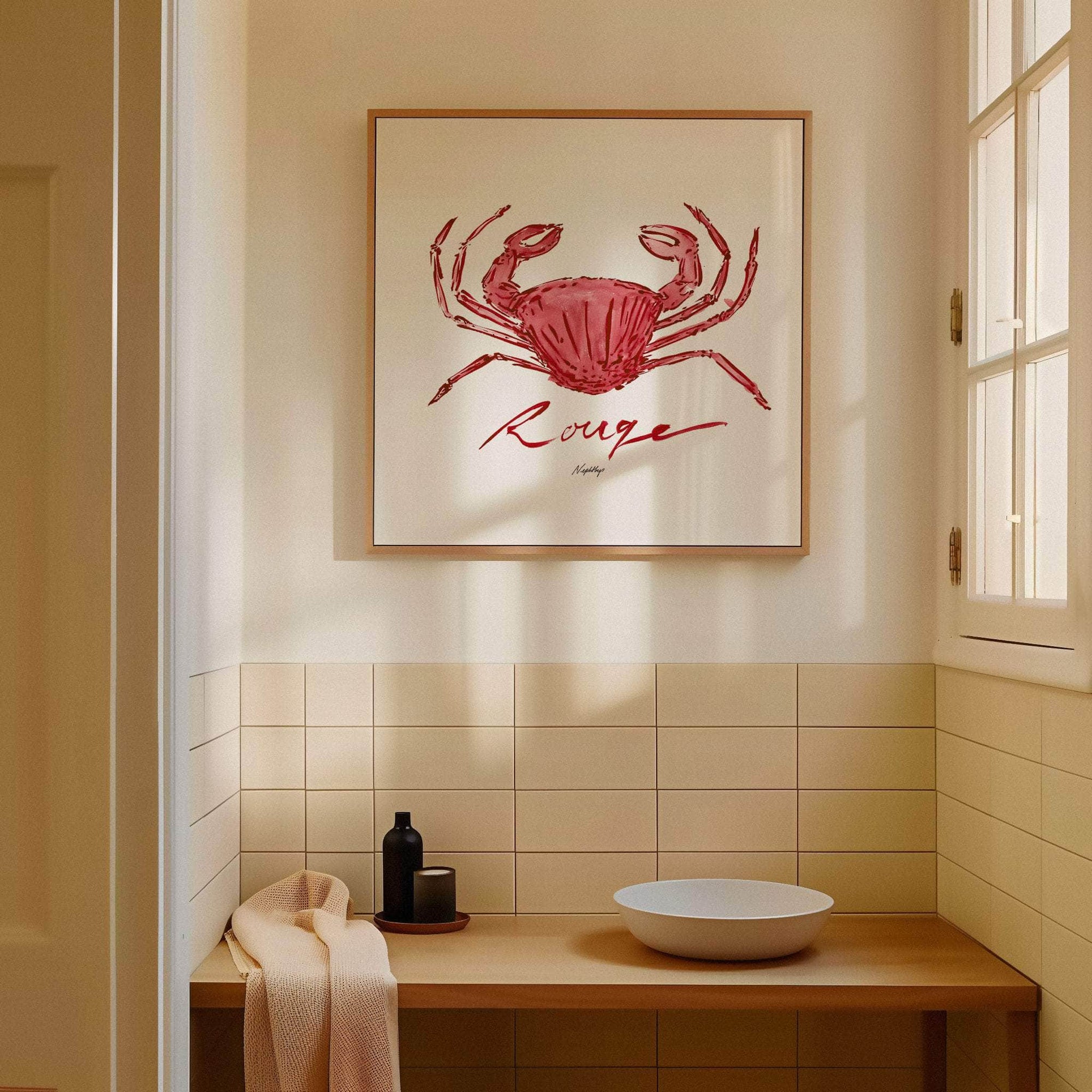 Crabe Rouge Print