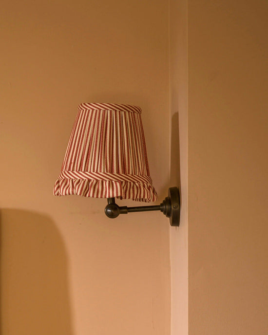 Striped Cherry Wall Light Lampshade