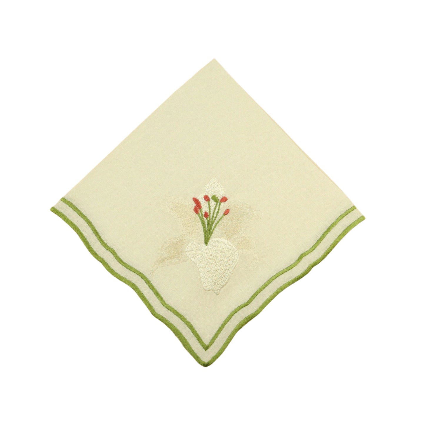 Lily Embroidered Napkin