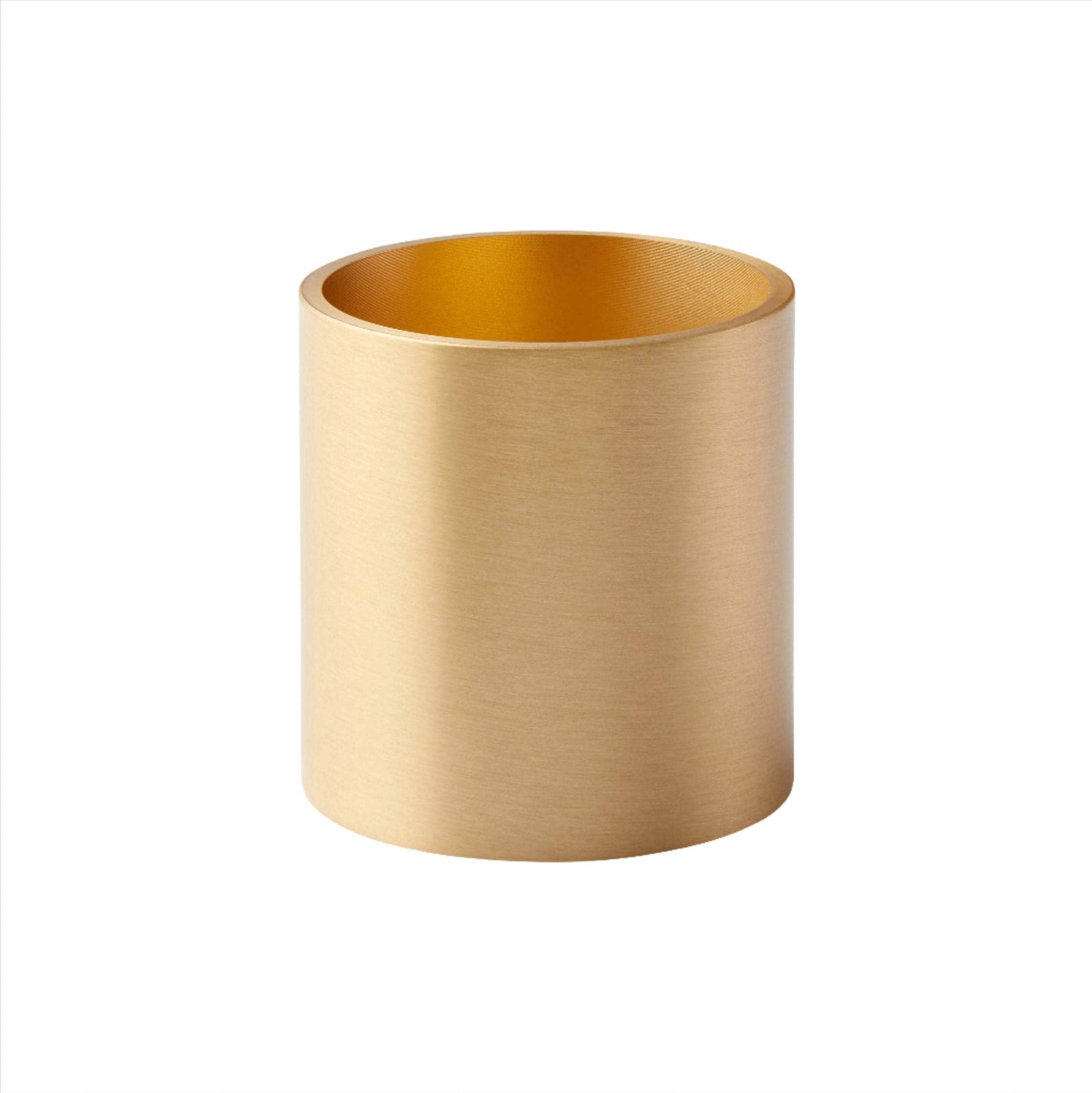 Roman Satin Brass Candle Holder