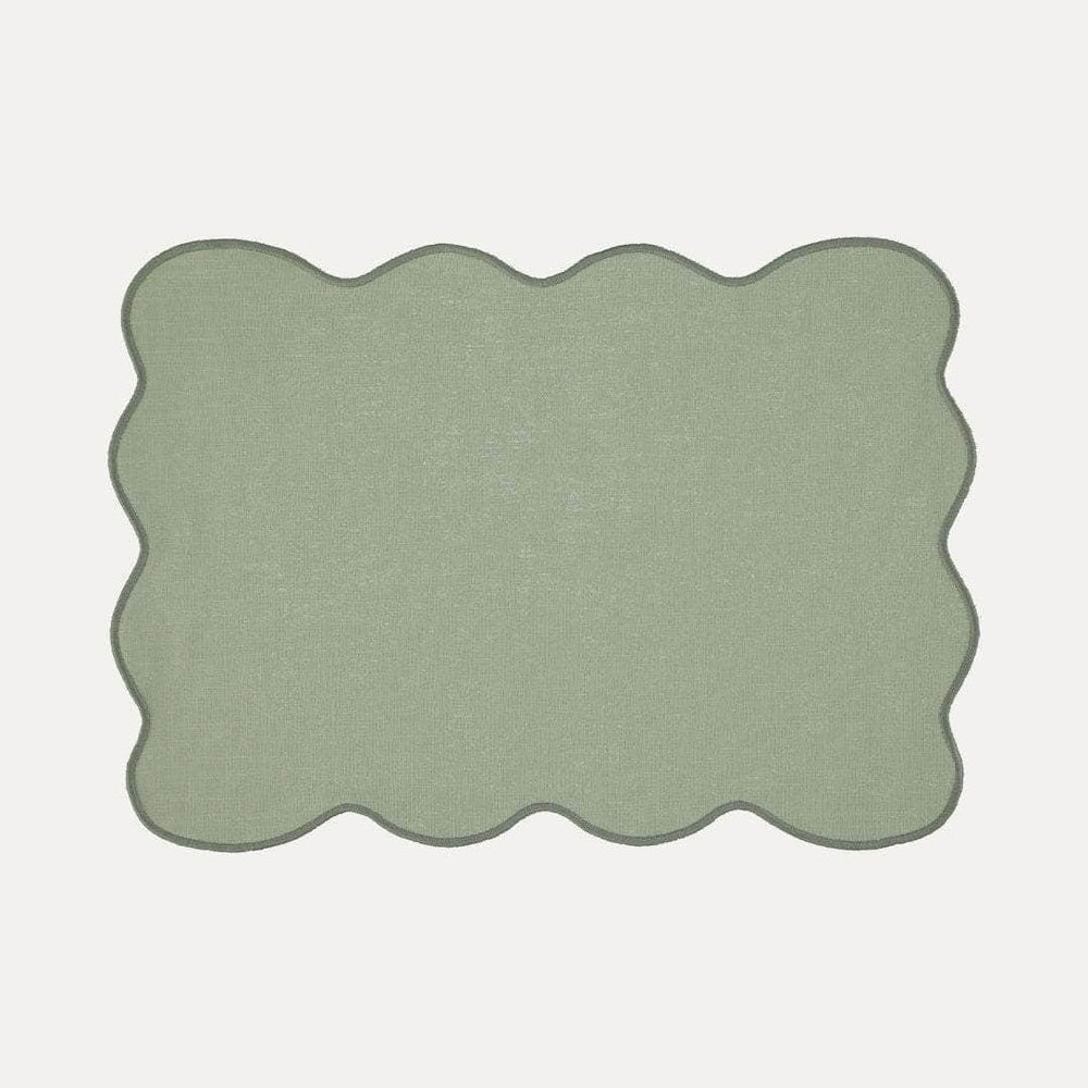 Palma Placemat, Green with Green – Anti-Stain