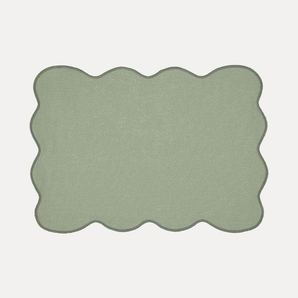 Palma Placemat, Green with Green – Anti-Stain