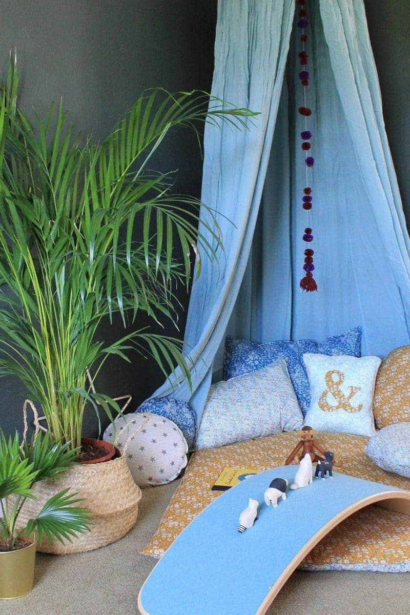 Reversible Heirloom Quilt Made With Liberty Fabric Michelle Sea Green & Capel Mustard